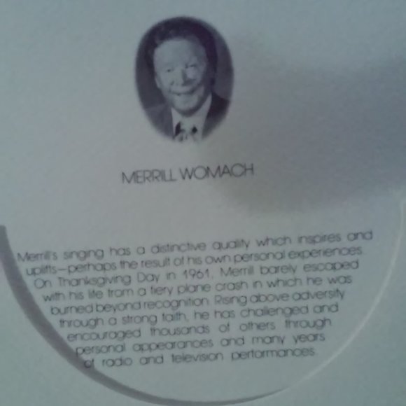 Collectable Vinyl Record Merrill Womach 1977 Just A Closer Walk Perfect Original - Picture 4 of 5